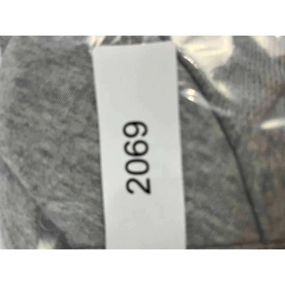 belldini Gray Mock‎ Neck Button Front Sweatshirt Pullover Top